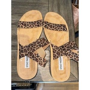 Steve Madden Leopard Print Sandals
